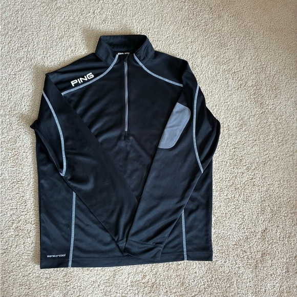Ping Black 1/4 zip pullover long sleeve - Picture 11 of 15